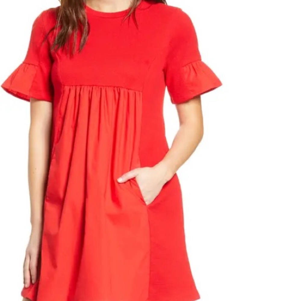 English Factory Red Dress